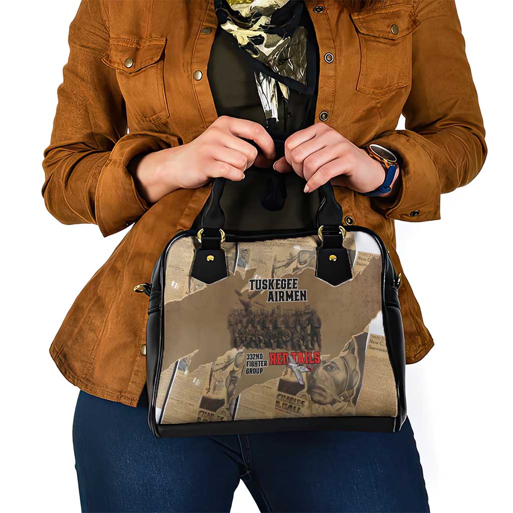 Tuskegee Airmen Tribute Shoulder Handbag Black History Air Force - Wonder Print Shop