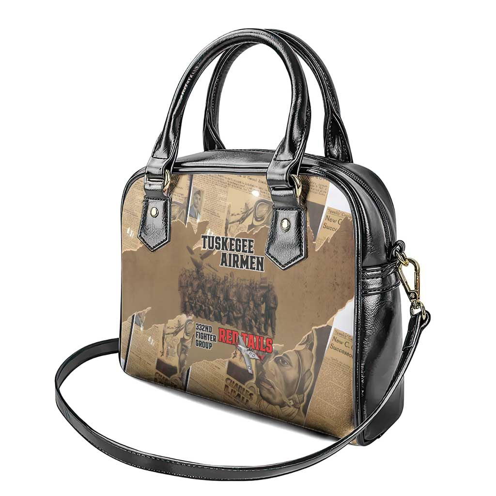 Tuskegee Airmen Tribute Shoulder Handbag Black History Air Force - Wonder Print Shop