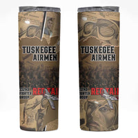Tuskegee Airmen Tribute Skinny Tumbler Black History Air Force - Wonder Print Shop