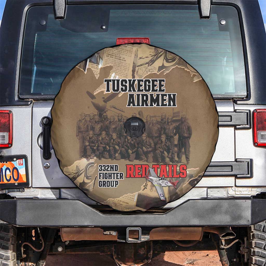 Tuskegee Airmen Tribute Spare Tire Cover Black History Air Force - Wonder Print Shop