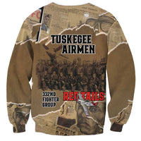 Tuskegee Airmen Tribute Sweatshirt Black History Air Force - Wonder Print Shop