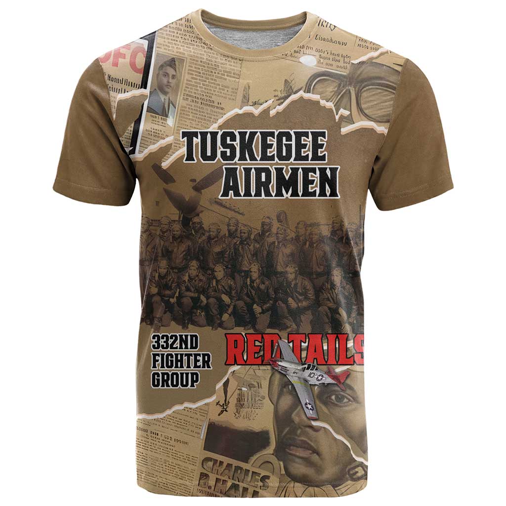 Tuskegee Airmen Tribute T Shirt Black History Air Force - Wonder Print Shop