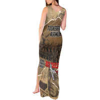Tuskegee Airmen Tribute Tank Maxi Dress Black History Air Force - Wonder Print Shop