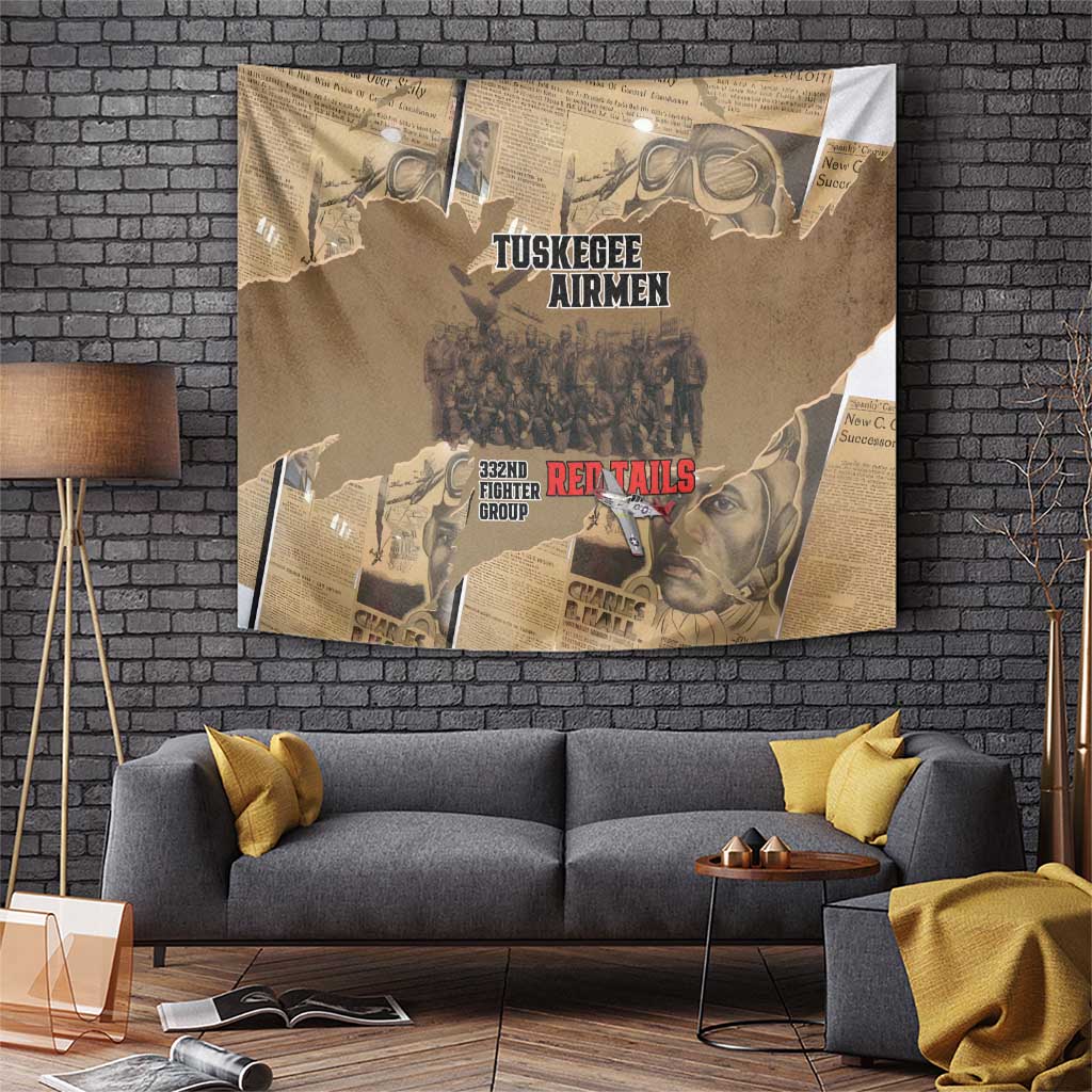Tuskegee Airmen Tribute Tapestry Black History Air Force - Wonder Print Shop