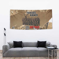 Tuskegee Airmen Tribute Tapestry Black History Air Force LT18
