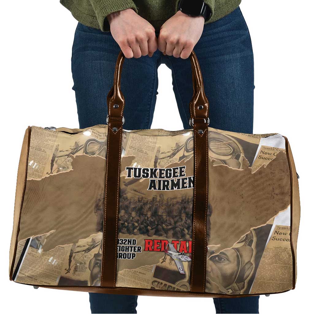 Tuskegee Airmen Tribute Travel Bag Black History Air Force - Wonder Print Shop