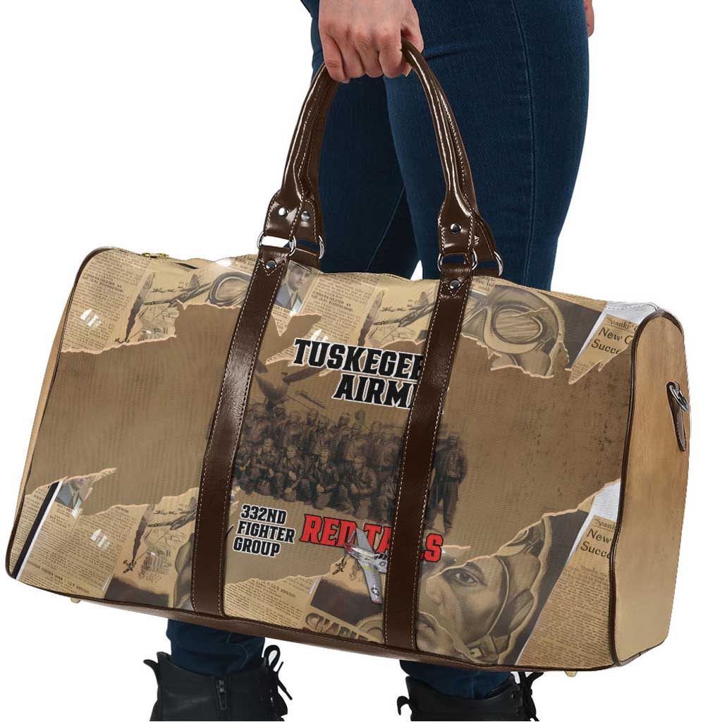 Tuskegee Airmen Tribute Travel Bag Black History Air Force - Wonder Print Shop
