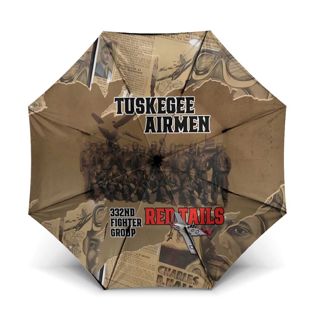 Tuskegee Airmen Tribute Umbrella Black History Air Force - Wonder Print Shop
