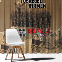Tuskegee Airmen Tribute Window Curtain Black History Air Force - Wonder Print Shop