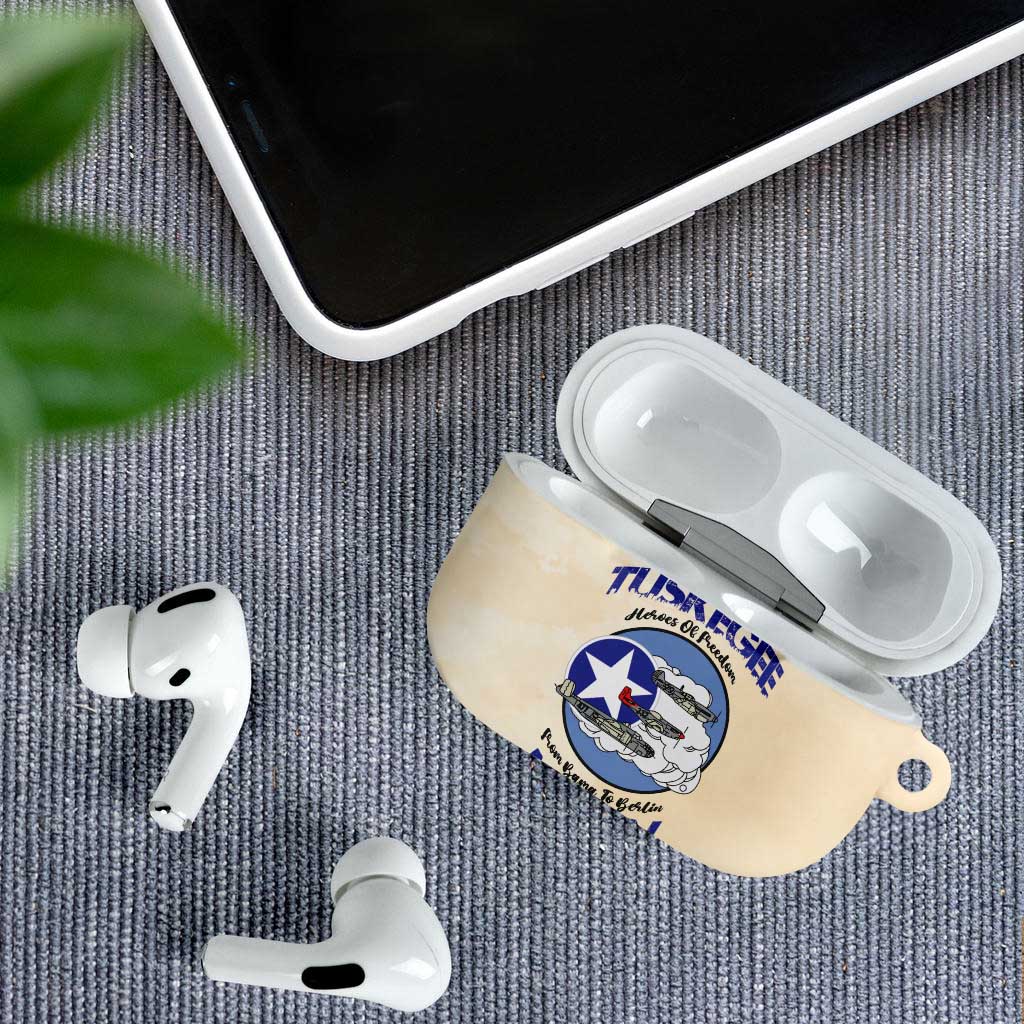Tuskegee Airmen Red Tails AirPods Case Heroes Of Freedom - Wonder Print Shop