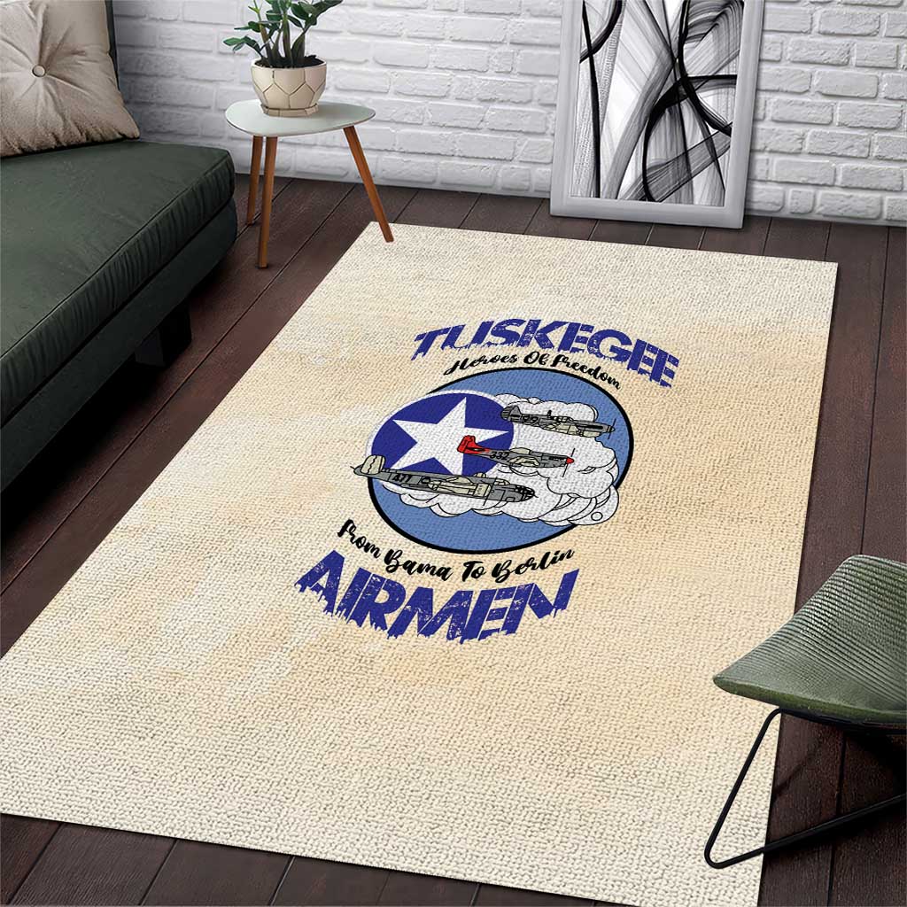 Tuskegee Airmen Red Tails Area Rug Heroes Of Freedom - Wonder Print Shop