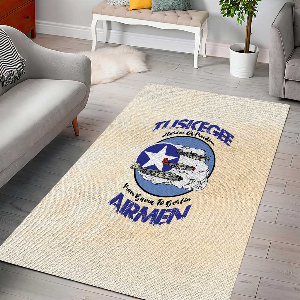 Tuskegee Airmen Red Tails Area Rug Heroes Of Freedom - Wonder Print Shop