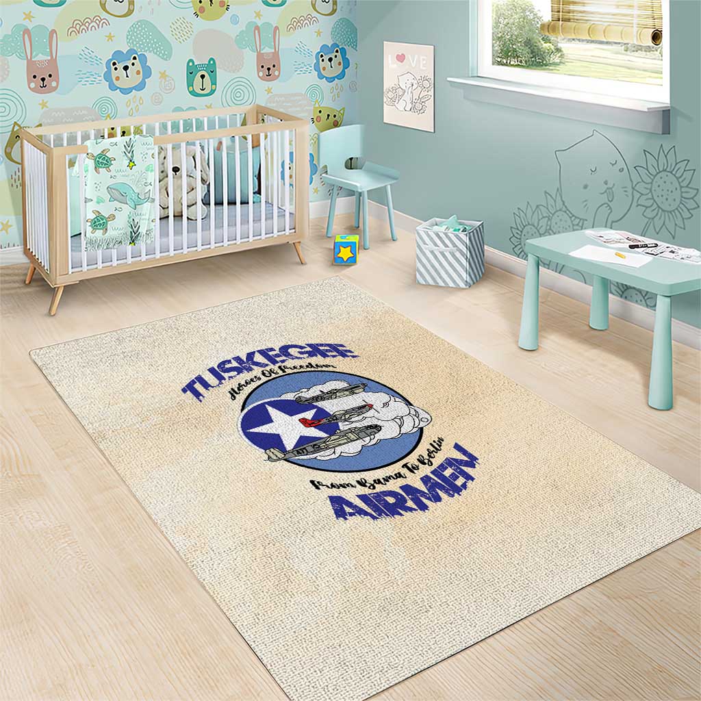 Tuskegee Airmen Red Tails Area Rug Heroes Of Freedom - Wonder Print Shop