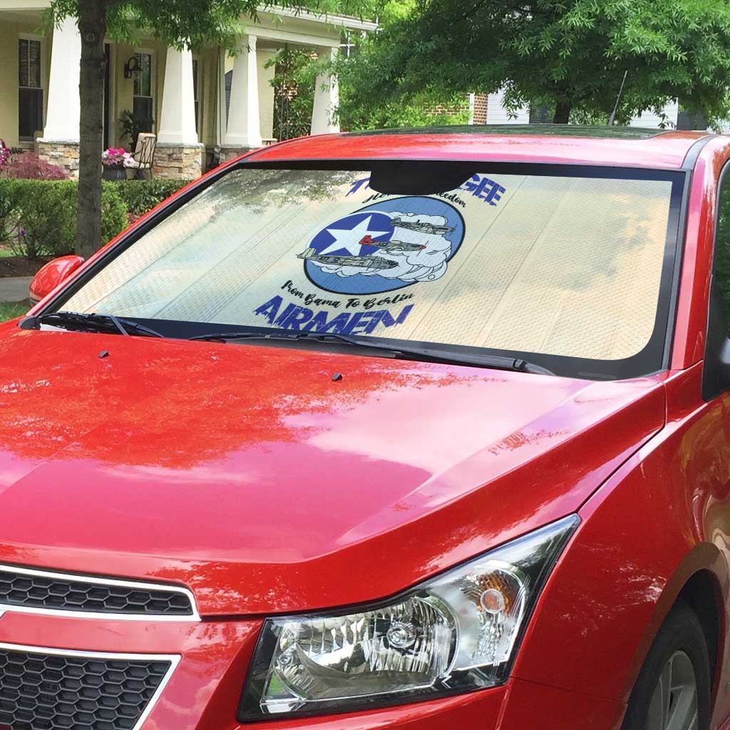 Tuskegee Airmen Red Tails Auto Sun Shade Heroes Of Freedom - Wonder Print Shop
