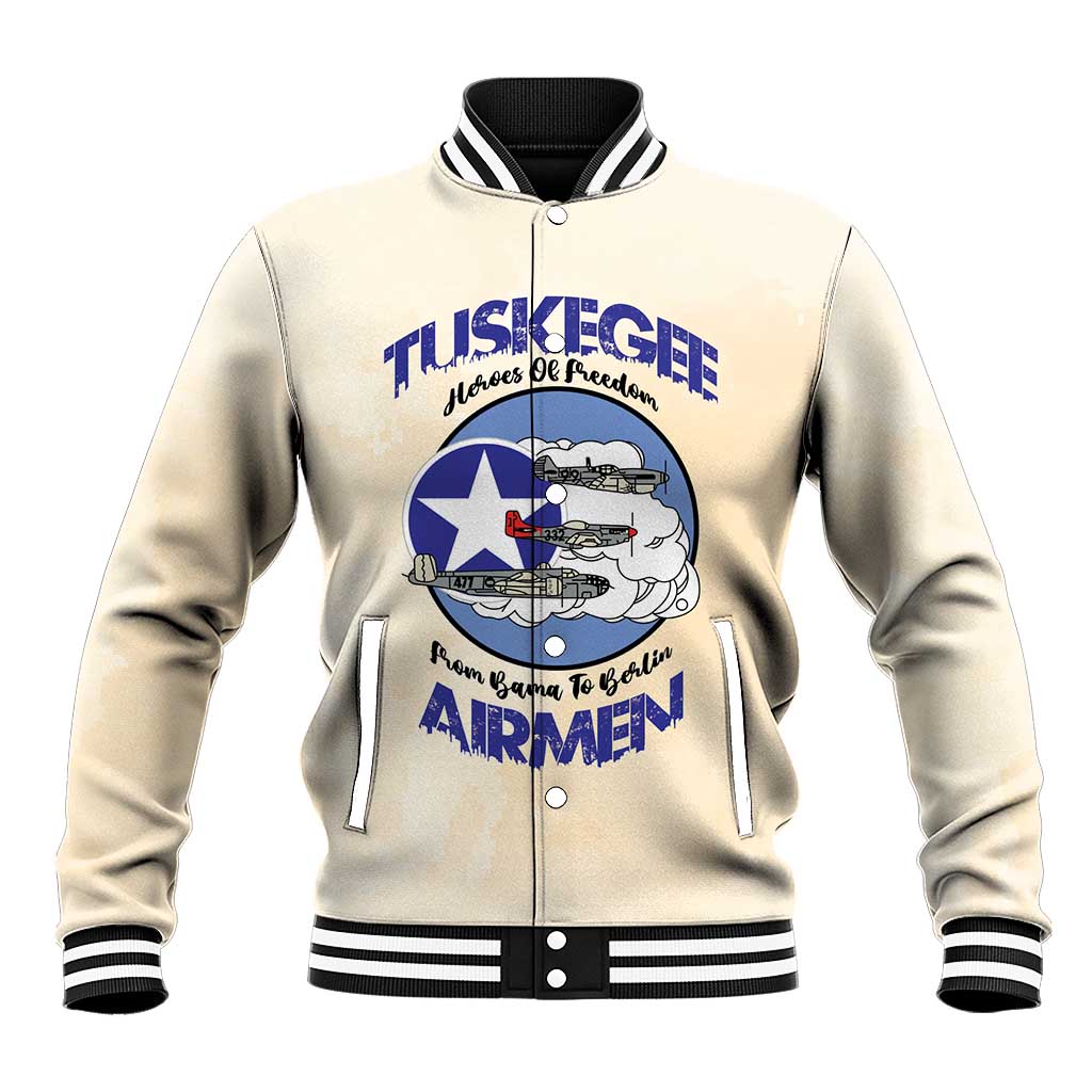 Tuskegee Airmen Red Tails Baseball Jacket Heroes Of Freedom - Wonder Print Shop
