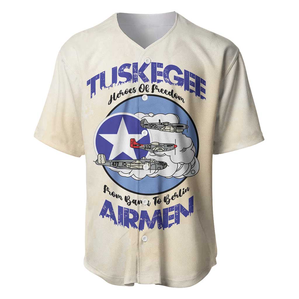 Tuskegee Airmen Red Tails Baseball Jersey Heroes Of Freedom - Wonder Print Shop