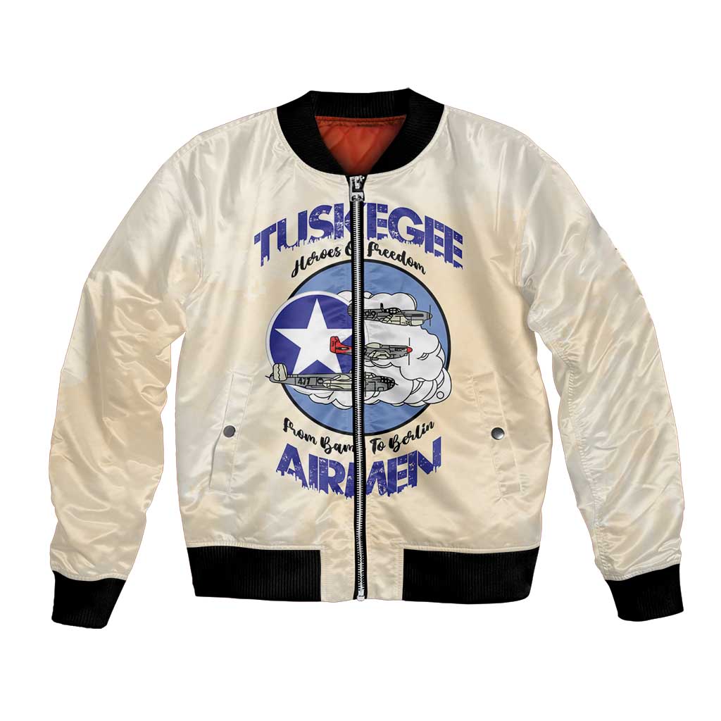 Tuskegee Airmen Red Tails Bomber Jacket Heroes Of Freedom - Wonder Print Shop