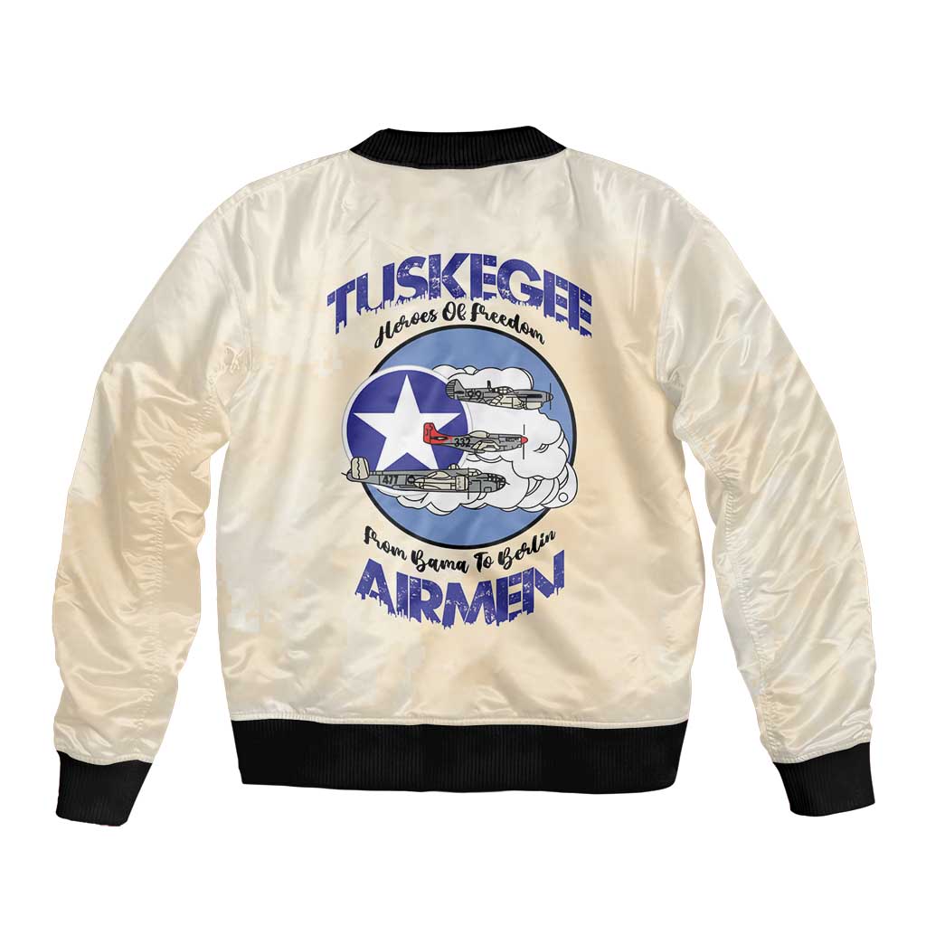 Tuskegee Airmen Red Tails Bomber Jacket Heroes Of Freedom - Wonder Print Shop