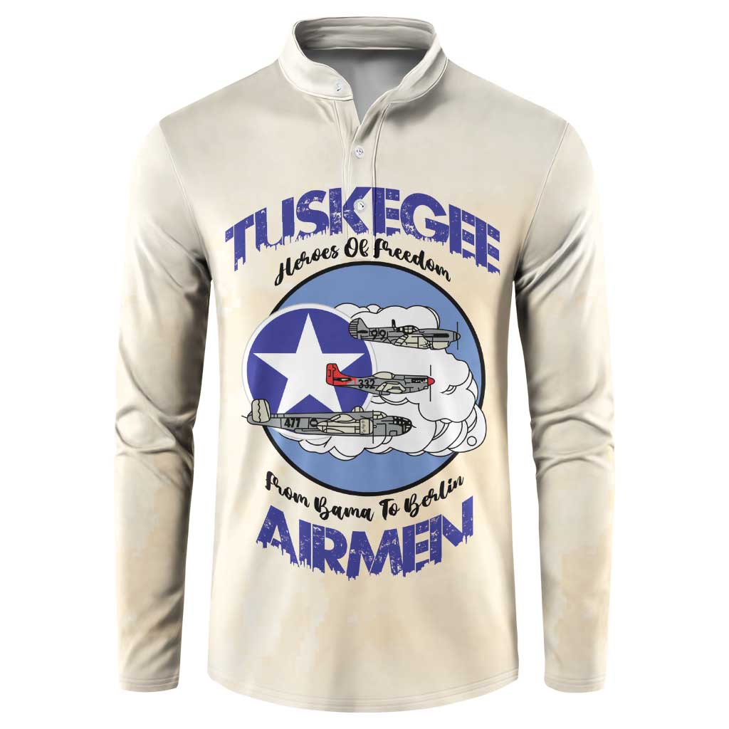 Tuskegee Airmen Red Tails Button Sweatshirt Heroes Of Freedom - Wonder Print Shop