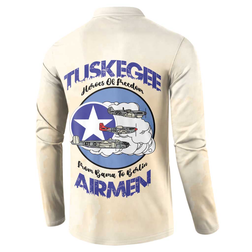 Tuskegee Airmen Red Tails Button Sweatshirt Heroes Of Freedom - Wonder Print Shop