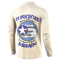 Tuskegee Airmen Red Tails Button Sweatshirt Heroes Of Freedom - Wonder Print Shop