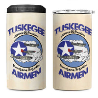 Tuskegee Airmen Red Tails 4 in 1 Can Cooler Tumbler Heroes Of Freedom - Wonder Print Shop