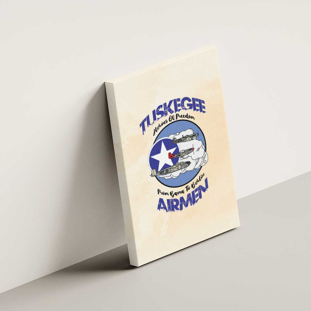 Tuskegee Airmen Red Tails Canvas Wall Art Heroes Of Freedom - Wonder Print Shop