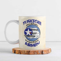 Tuskegee Airmen Red Tails Ceramic Mug Heroes Of Freedom - Wonder Print Shop