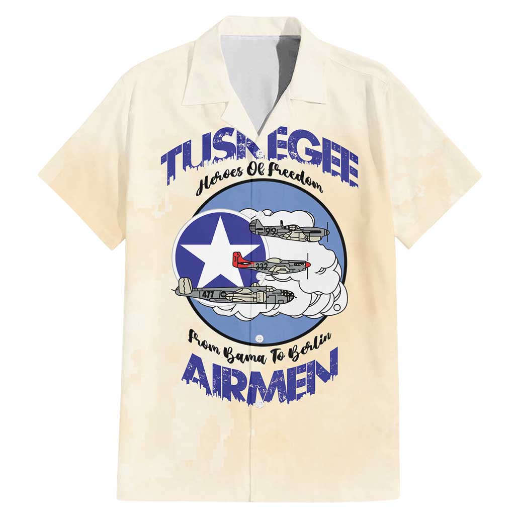 Tuskegee Airmen Red Tails Family Matching Mermaid Dress and Hawaiian Shirt Heroes Of Freedom - Wonder Print Shop