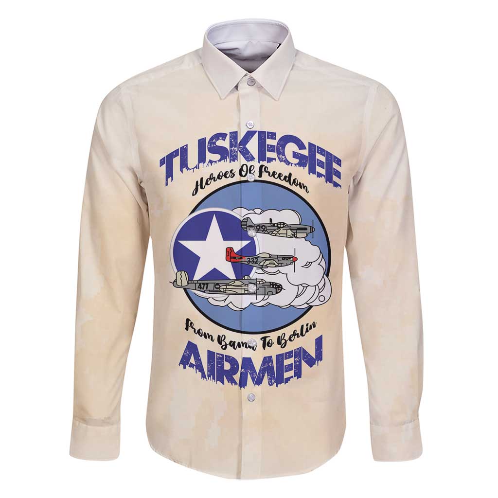 Tuskegee Airmen Red Tails Family Matching Mermaid Dress and Hawaiian Shirt Heroes Of Freedom - Wonder Print Shop