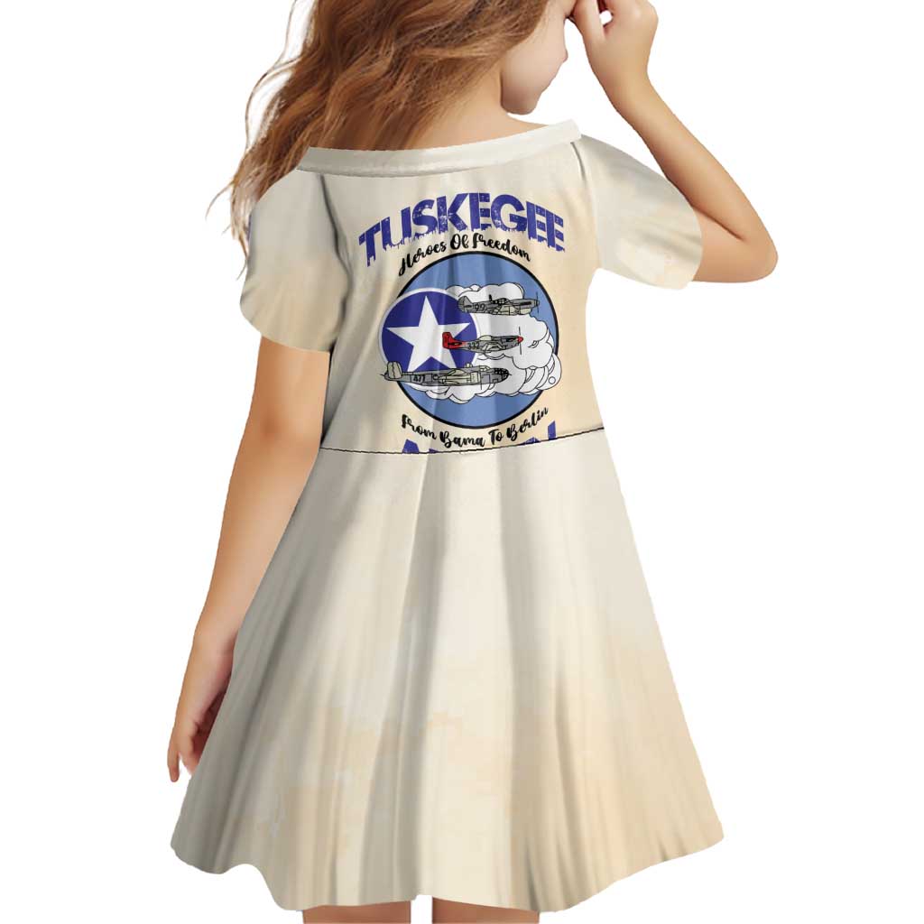 Tuskegee Airmen Red Tails Family Matching Puletasi and Hawaiian Shirt Heroes Of Freedom - Wonder Print Shop