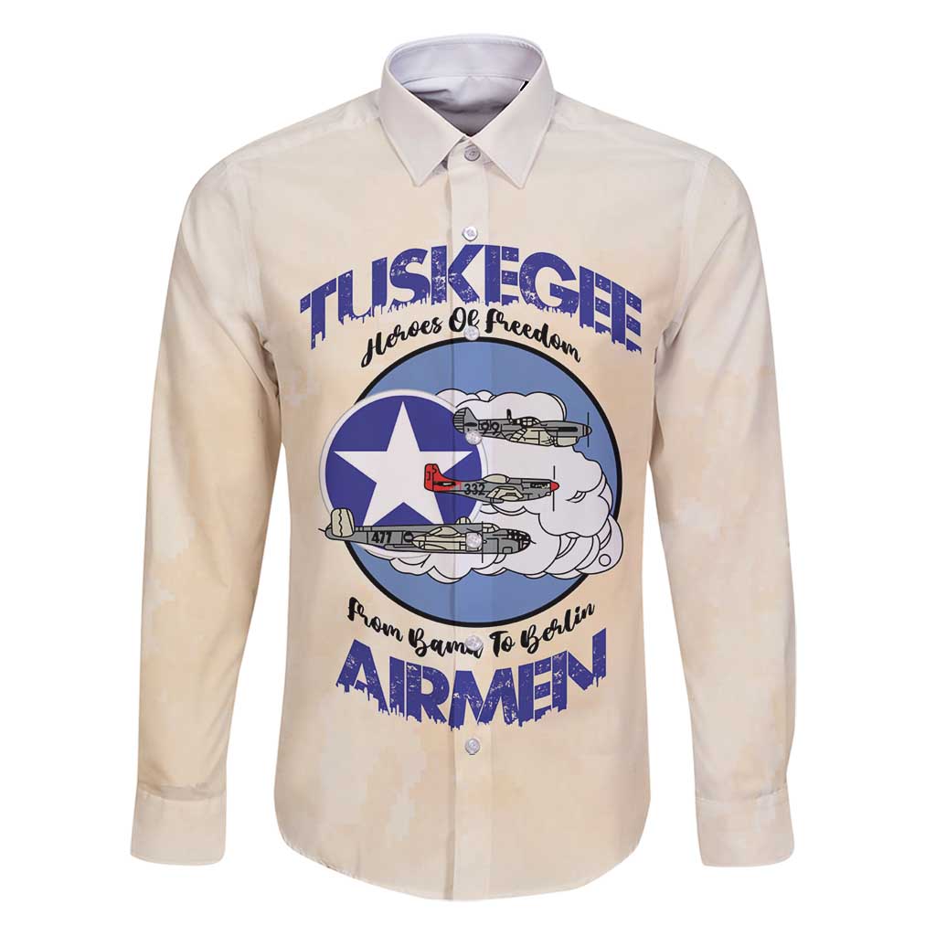 Tuskegee Airmen Red Tails Family Matching Puletasi and Hawaiian Shirt Heroes Of Freedom - Wonder Print Shop