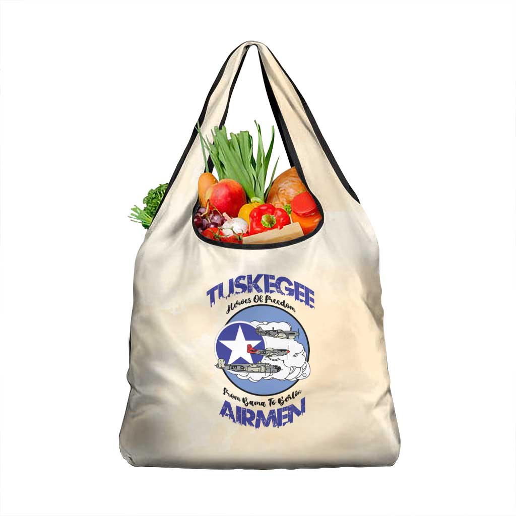 Tuskegee Airmen Red Tails Grocery Bag Heroes Of Freedom - Wonder Print Shop