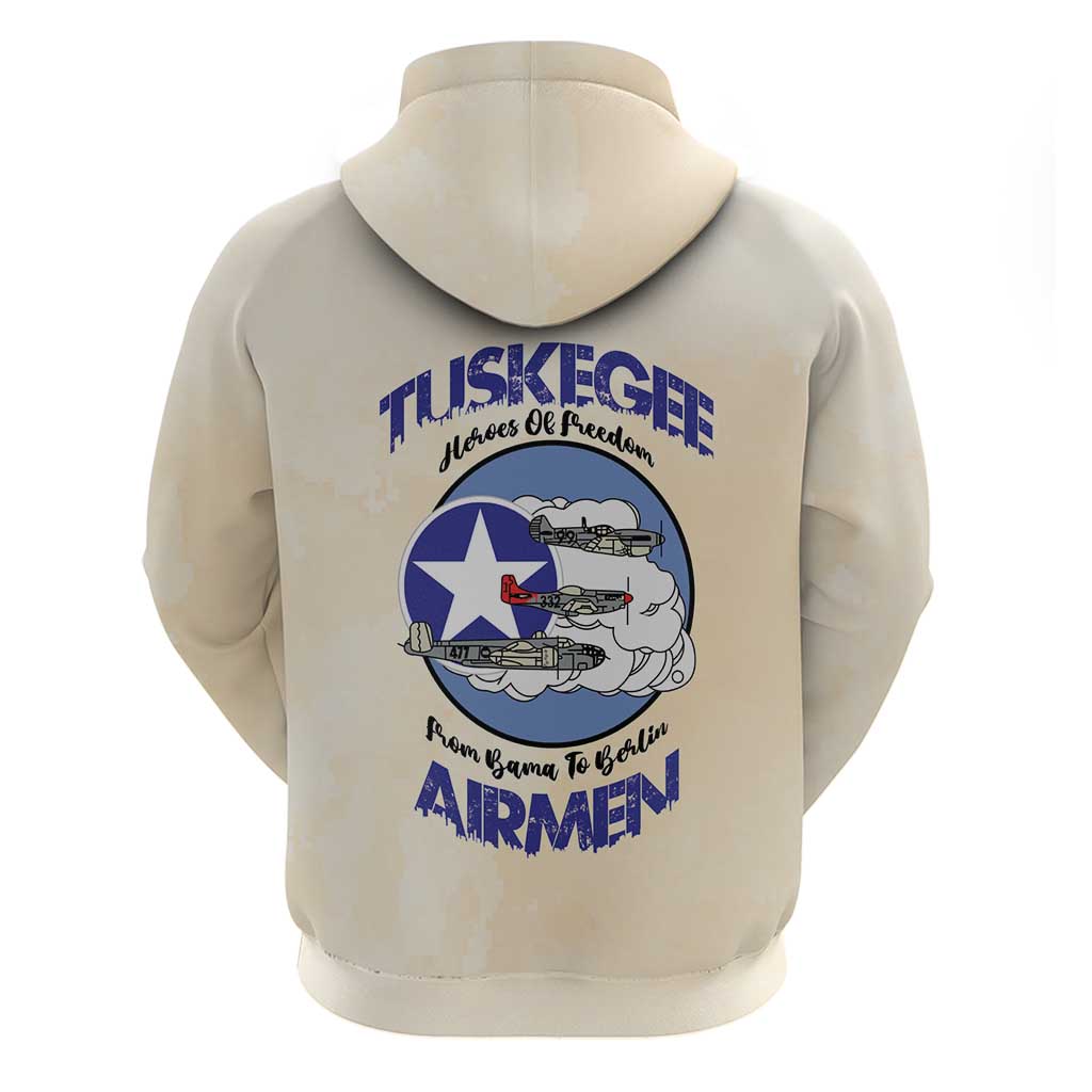 Tuskegee Airmen Red Tails Hoodie Heroes Of Freedom - Wonder Print Shop