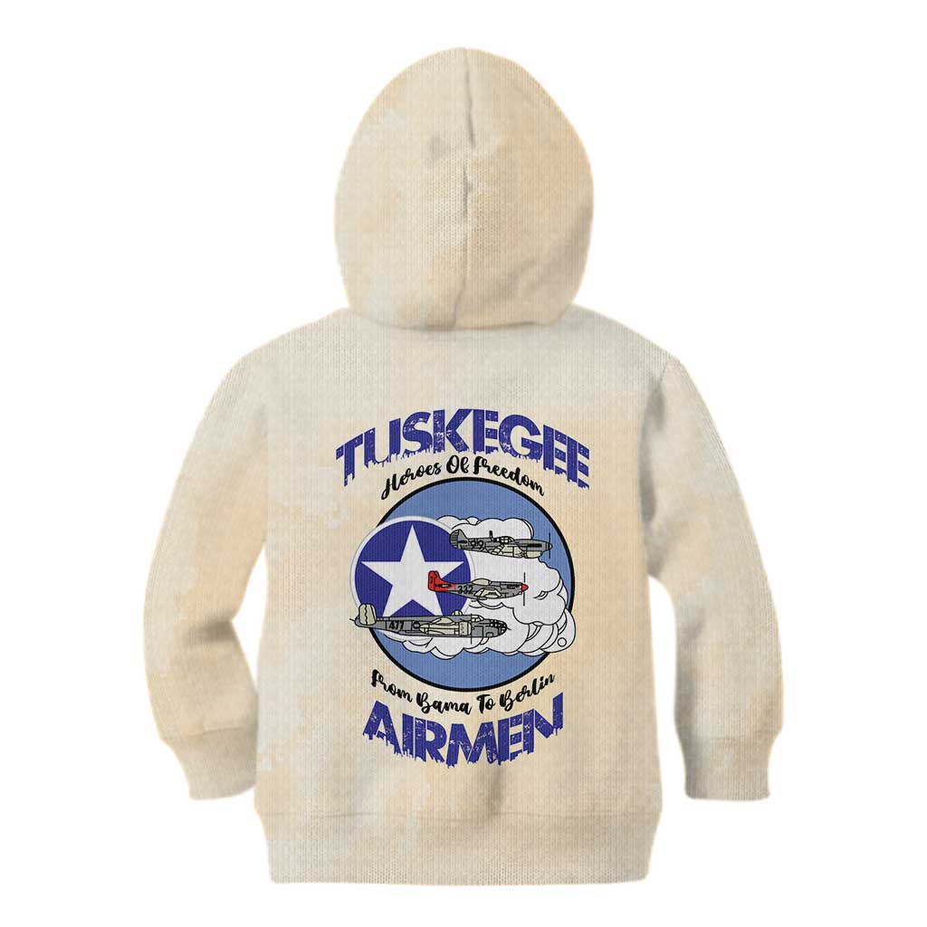 Tuskegee Airmen Red Tails Kid Hoodie Heroes Of Freedom - Wonder Print Shop