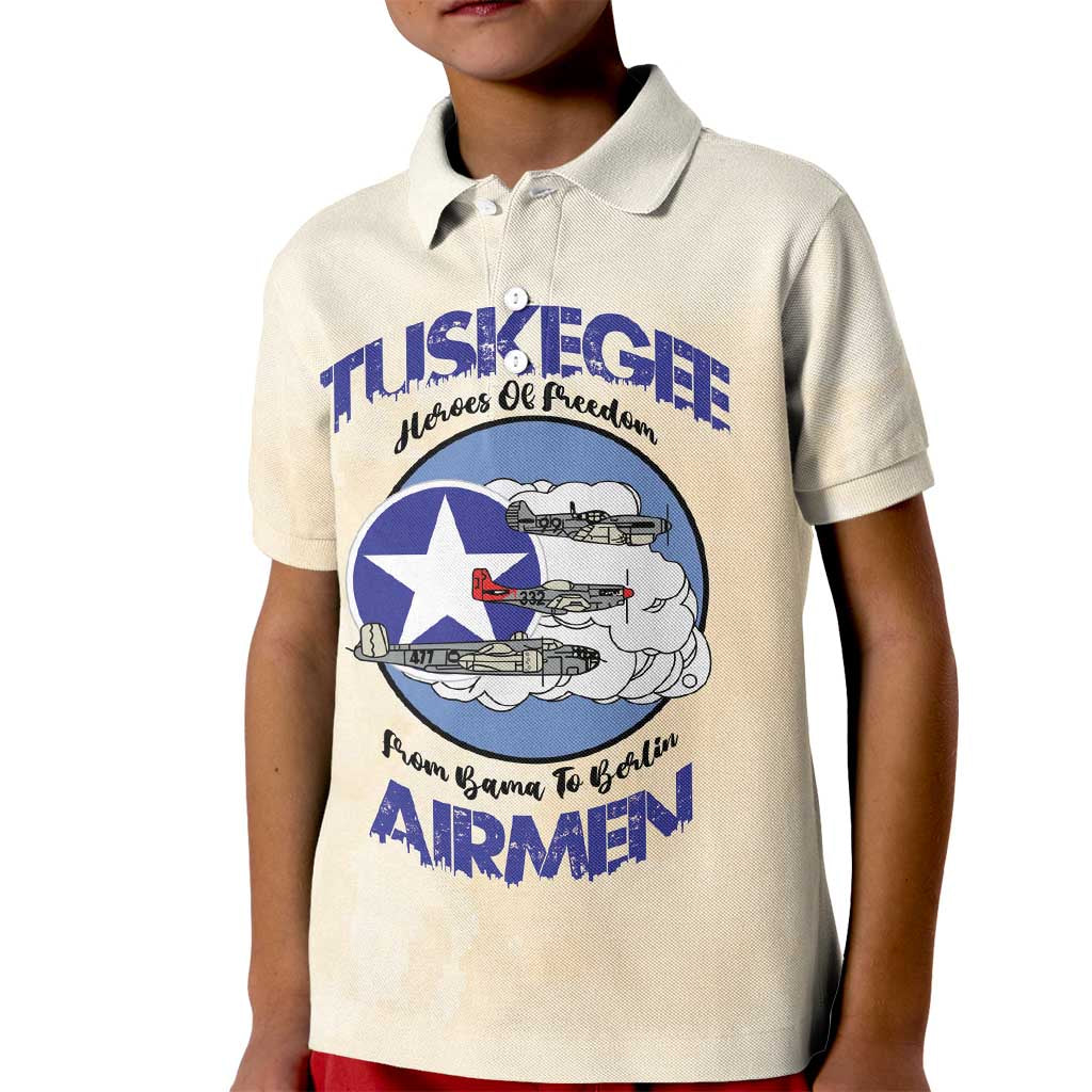 Tuskegee Airmen Red Tails Kid Polo Shirt Heroes Of Freedom - Wonder Print Shop