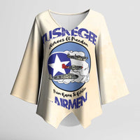 Tuskegee Airmen Red Tails Kimono Sleeve Blouse Heroes Of Freedom - Wonder Print Shop