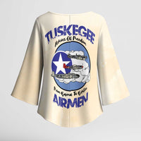 Tuskegee Airmen Red Tails Kimono Sleeve Blouse Heroes Of Freedom - Wonder Print Shop