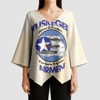 Tuskegee Airmen Red Tails Kimono Sleeve Blouse Heroes Of Freedom - Wonder Print Shop