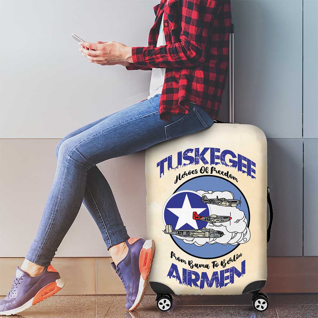 Tuskegee Airmen Red Tails Luggage Cover Heroes Of Freedom - Wonder Print Shop