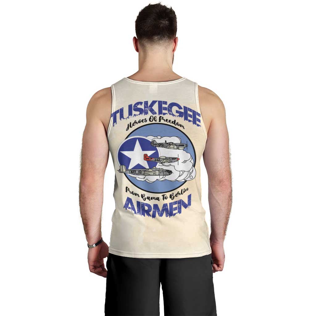 Tuskegee Airmen Red Tails Men Tank Top Heroes Of Freedom - Wonder Print Shop