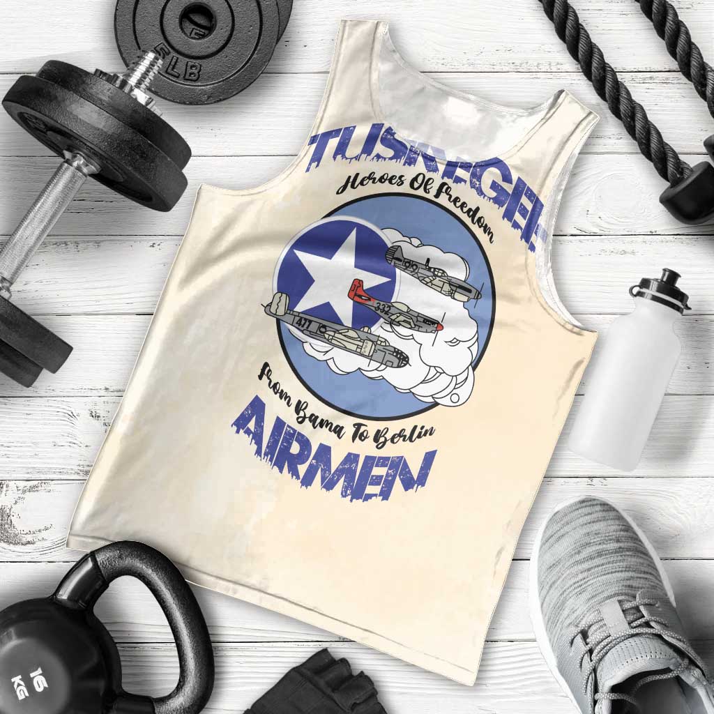 Tuskegee Airmen Red Tails Men Tank Top Heroes Of Freedom - Wonder Print Shop