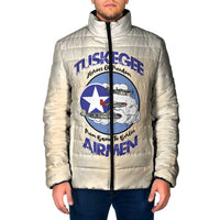 Tuskegee Airmen Red Tails Padded Jacket Heroes Of Freedom - Wonder Print Shop