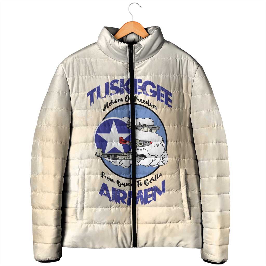 Tuskegee Airmen Red Tails Padded Jacket Heroes Of Freedom - Wonder Print Shop