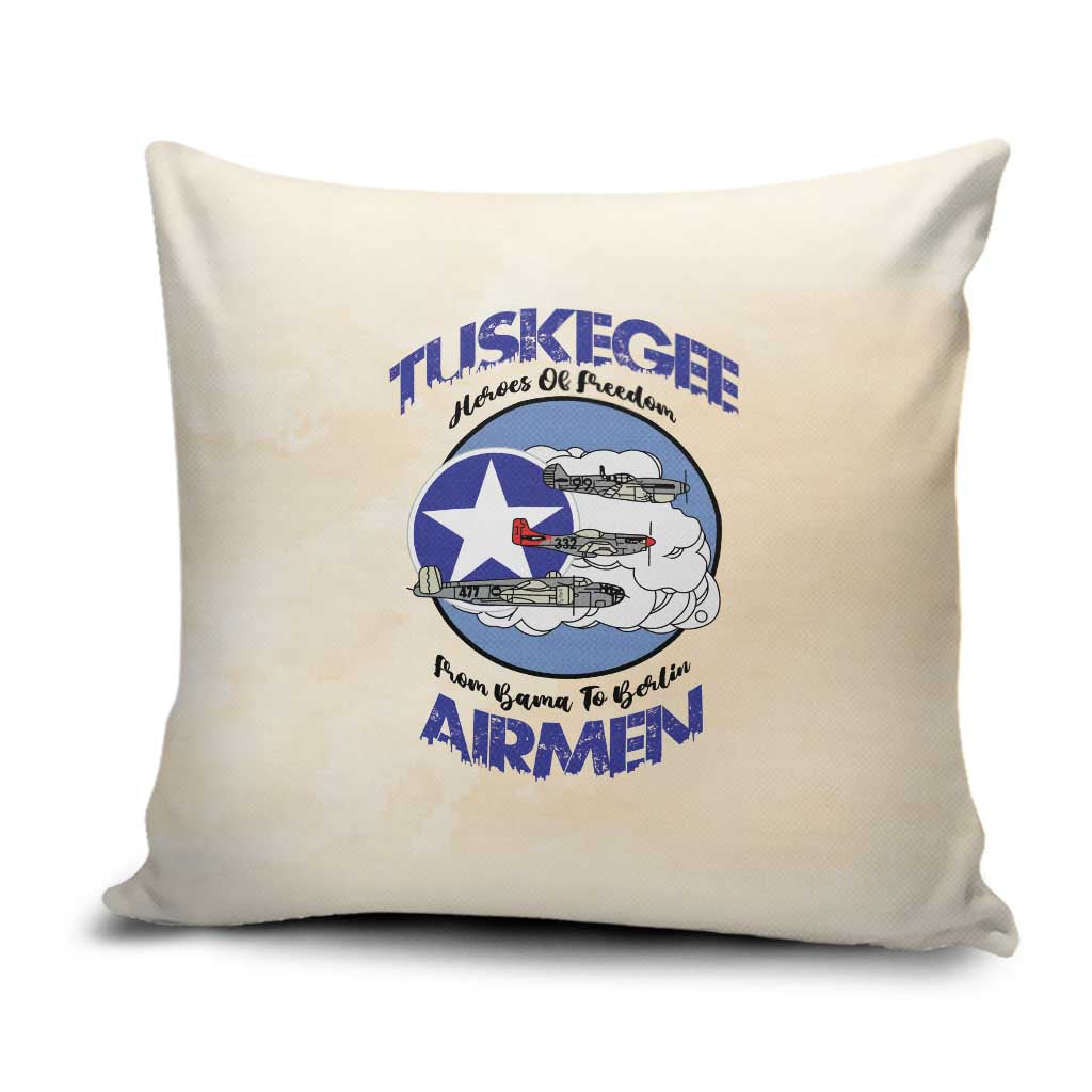 Tuskegee Airmen Red Tails Pillow Cover Heroes Of Freedom - Wonder Print Shop