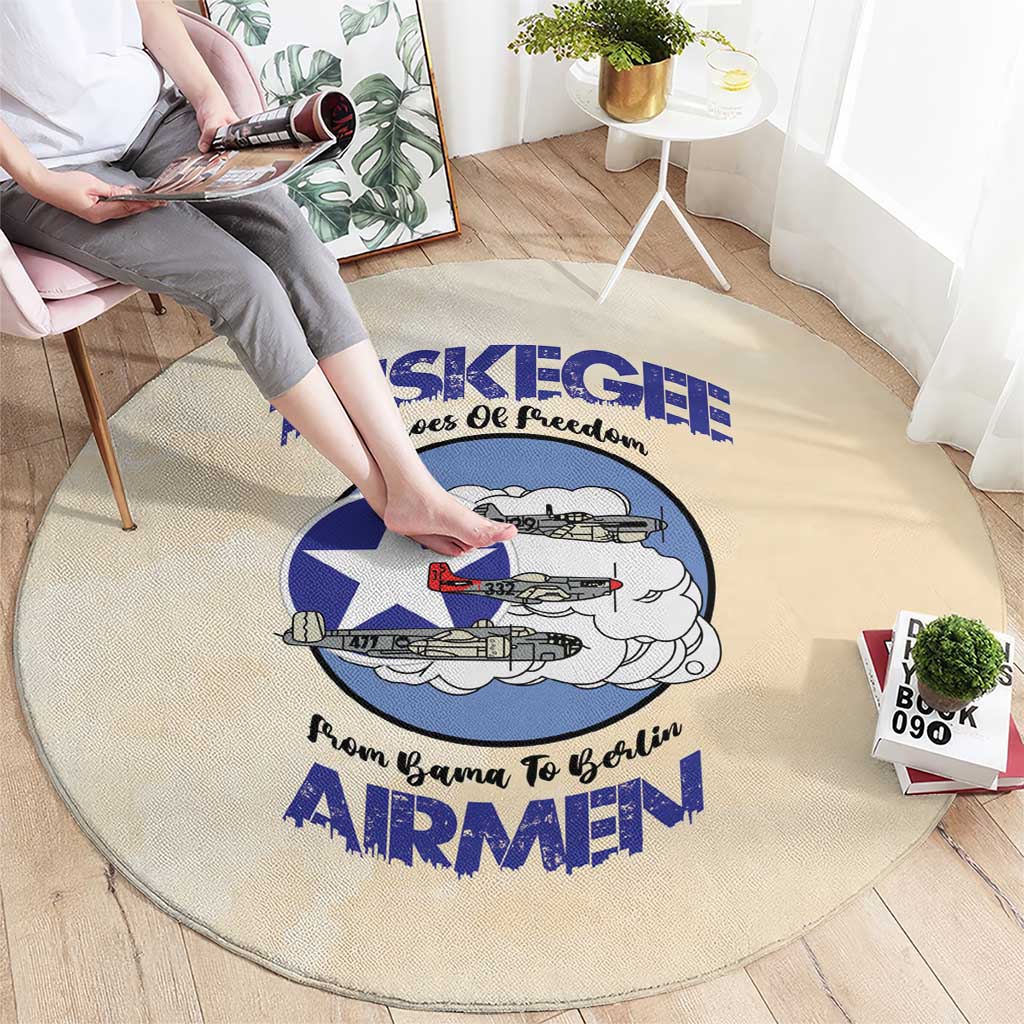 Tuskegee Airmen Red Tails Round Carpet Heroes Of Freedom - Wonder Print Shop