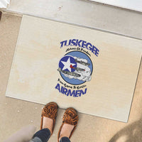 Tuskegee Airmen Red Tails Rubber Doormat Heroes Of Freedom - Wonder Print Shop