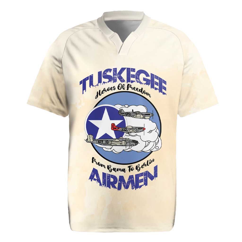 Tuskegee Airmen Red Tails Rugby Jersey Heroes Of Freedom - Wonder Print Shop