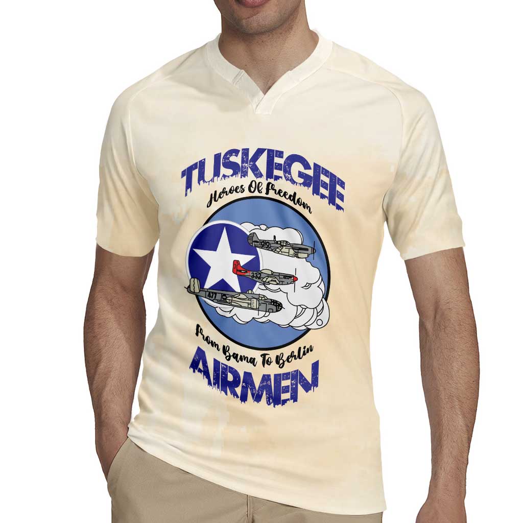 Tuskegee Airmen Red Tails Rugby Jersey Heroes Of Freedom - Wonder Print Shop