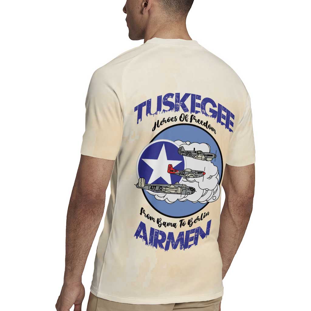 Tuskegee Airmen Red Tails Rugby Jersey Heroes Of Freedom - Wonder Print Shop